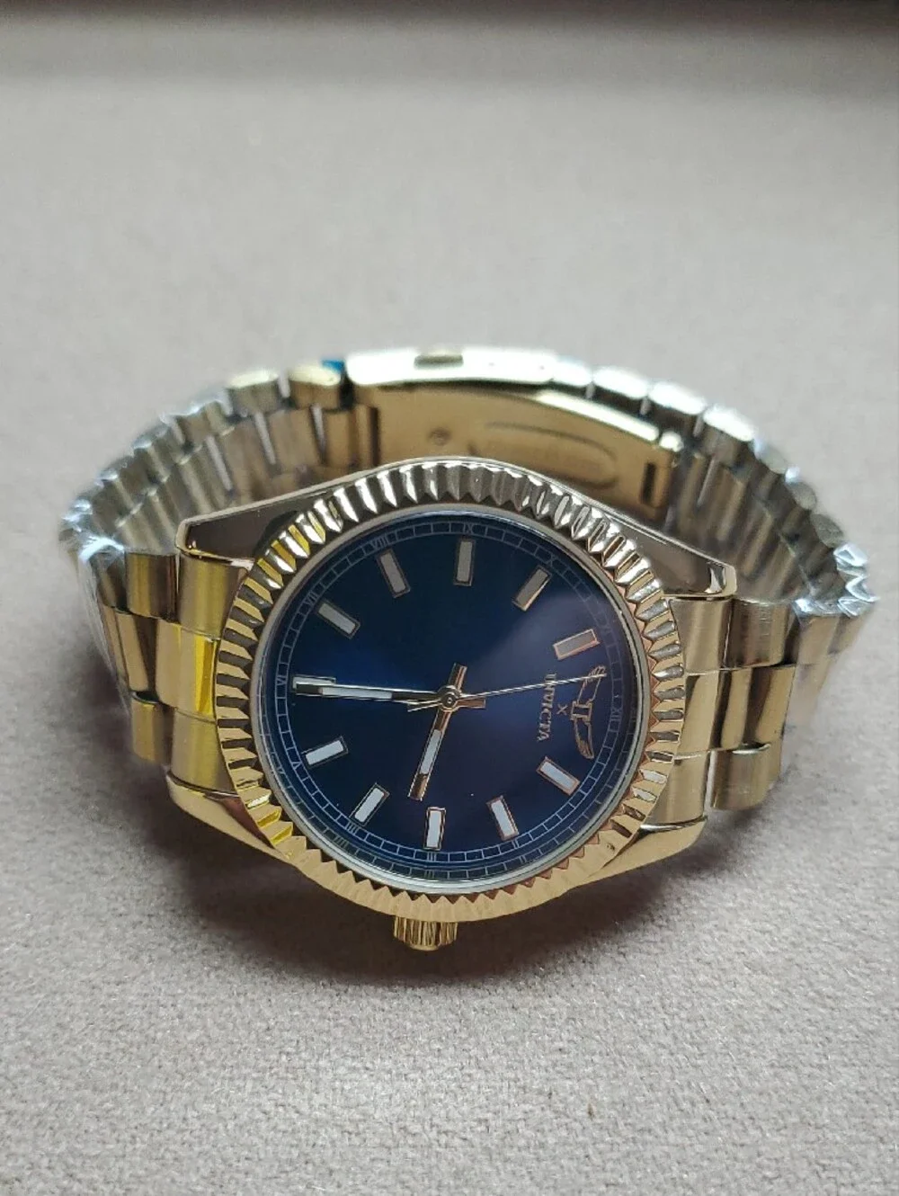 Invicta Gold and Blue Classic Men’s Watch